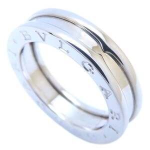 BVLGARI B.zero1 Ring, Single Band, XS #52, 18KWG, Women's, 294689